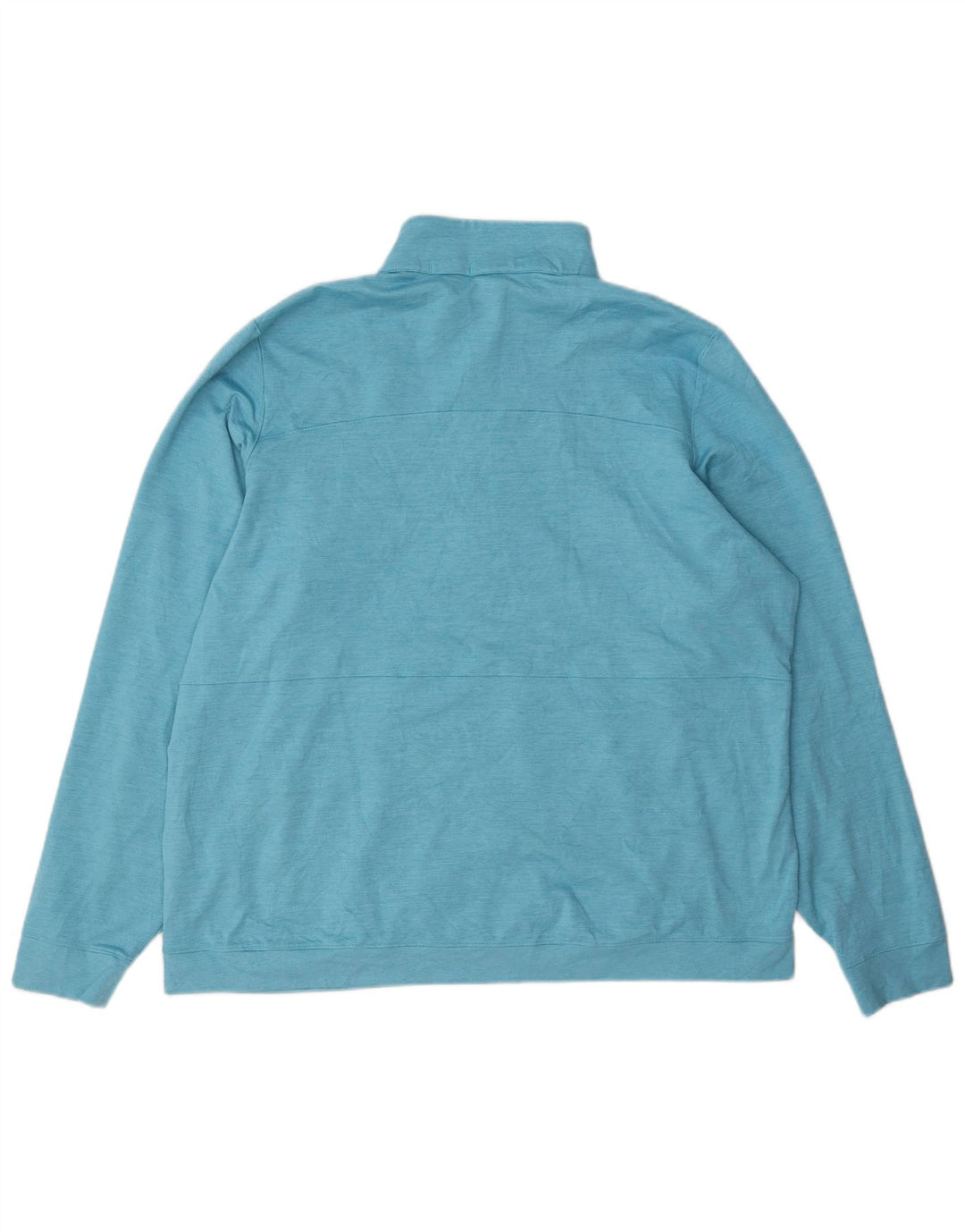 Felpa da donna con collo con zip Puma, maglione, UK 20, 2XL, poliestere blu