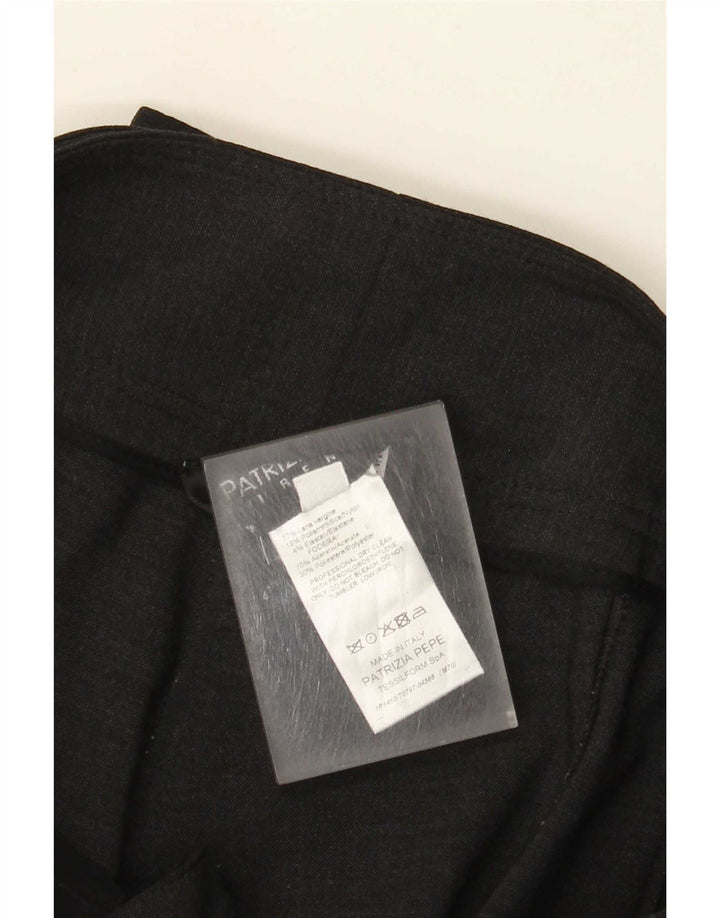 Pantaloni Capri Donna Patrizia Pepe IT 42 Medium W30 L19 Lana Grigia