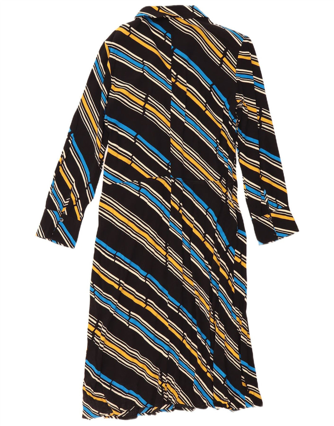 Max & Co. Abito lungo da donna a maniche lunghe UK 12 Medio a righe multicolore