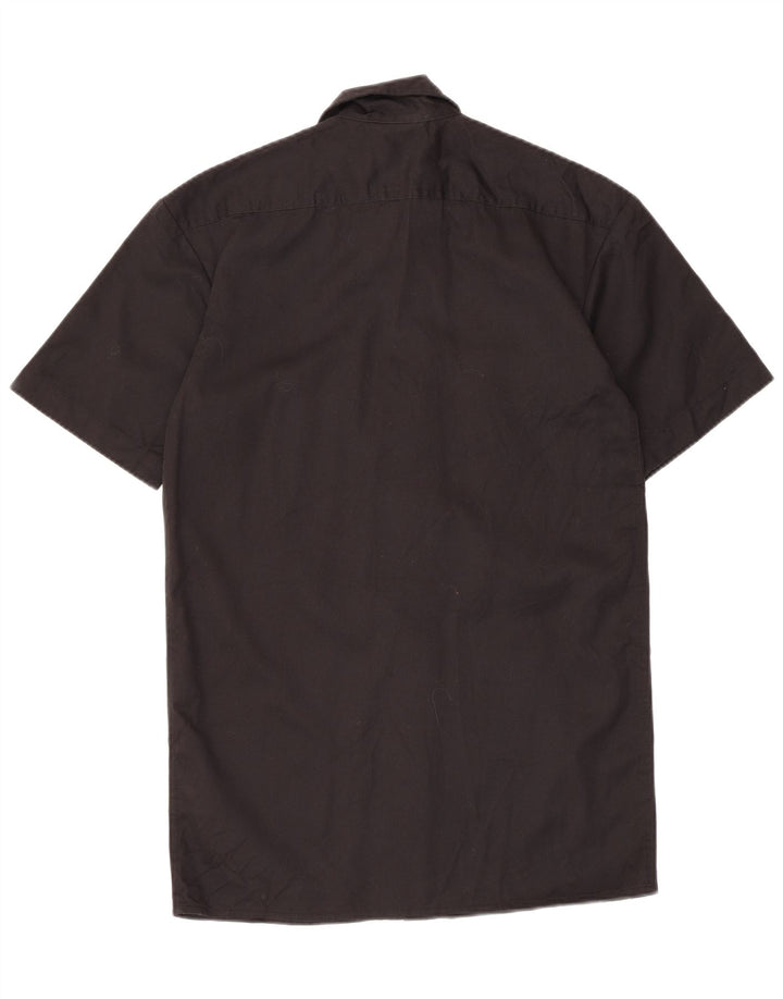 Camicia a maniche corte da uomo Dickies XS nera in poliestere