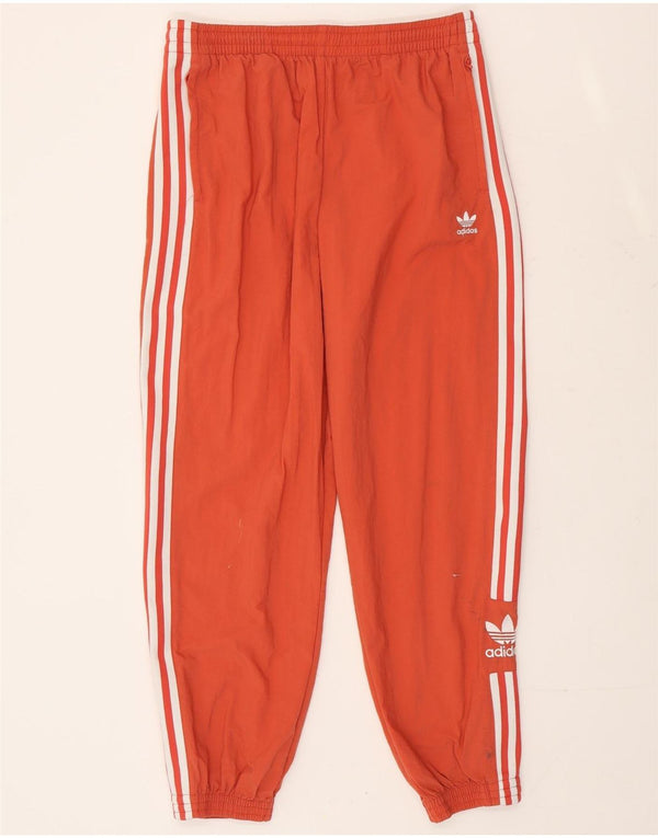 Pantaloni da tuta da donna Adidas Joggers UK 16 Large Orange Nylon