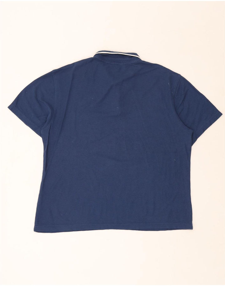 Polo da uomo slim fit PENGUIN Heritage XL in cotone blu navy