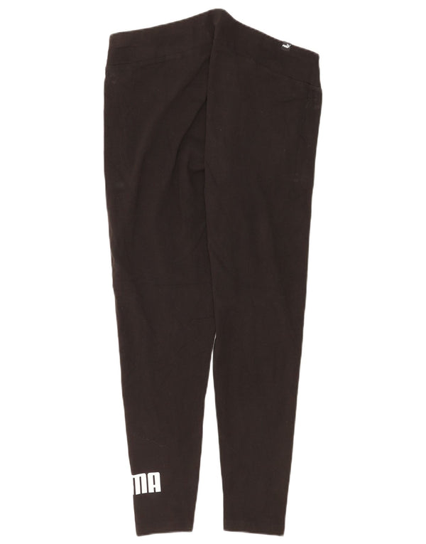 Leggings grafici da donna Puma UK 18 XL cotone nero