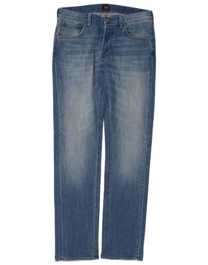 Jeans dritti da uomo Lee Daren W32 L34 cotone blu