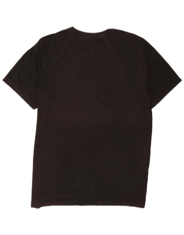 T-shirt grafica da uomo Nike Top grande in cotone nero