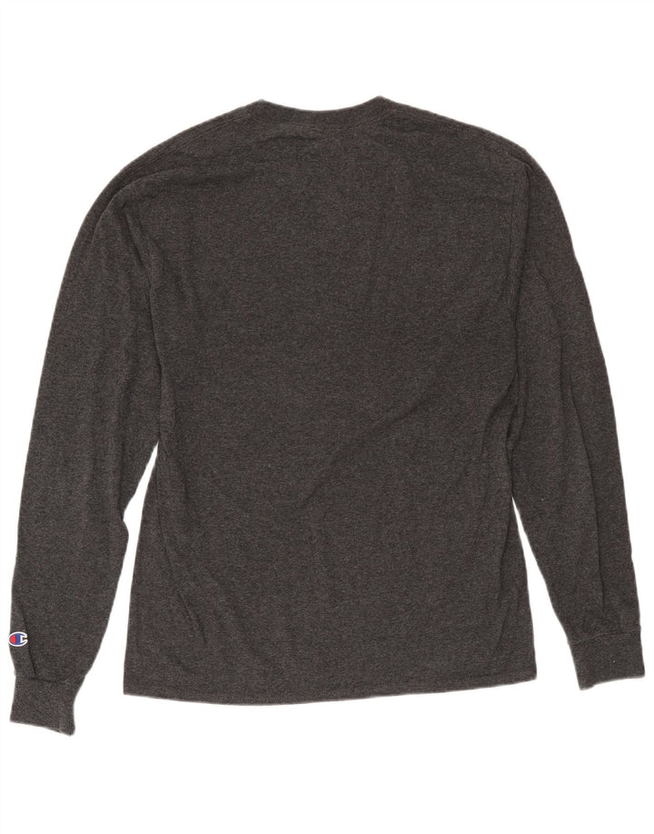 Champion Mens UCF Knights Graphic Top manica lunga grigio medio