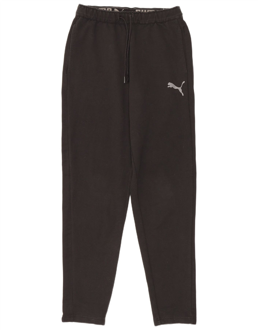 Pantaloni da tuta da uomo Puma Small in cotone nero