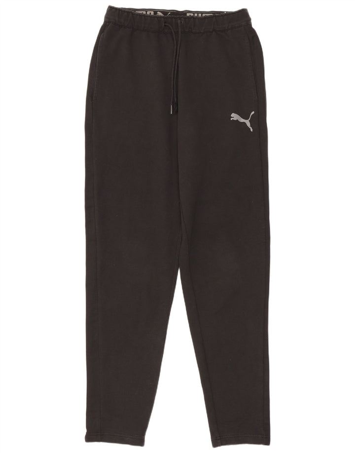 Pantaloni da tuta da uomo Puma Small in cotone nero