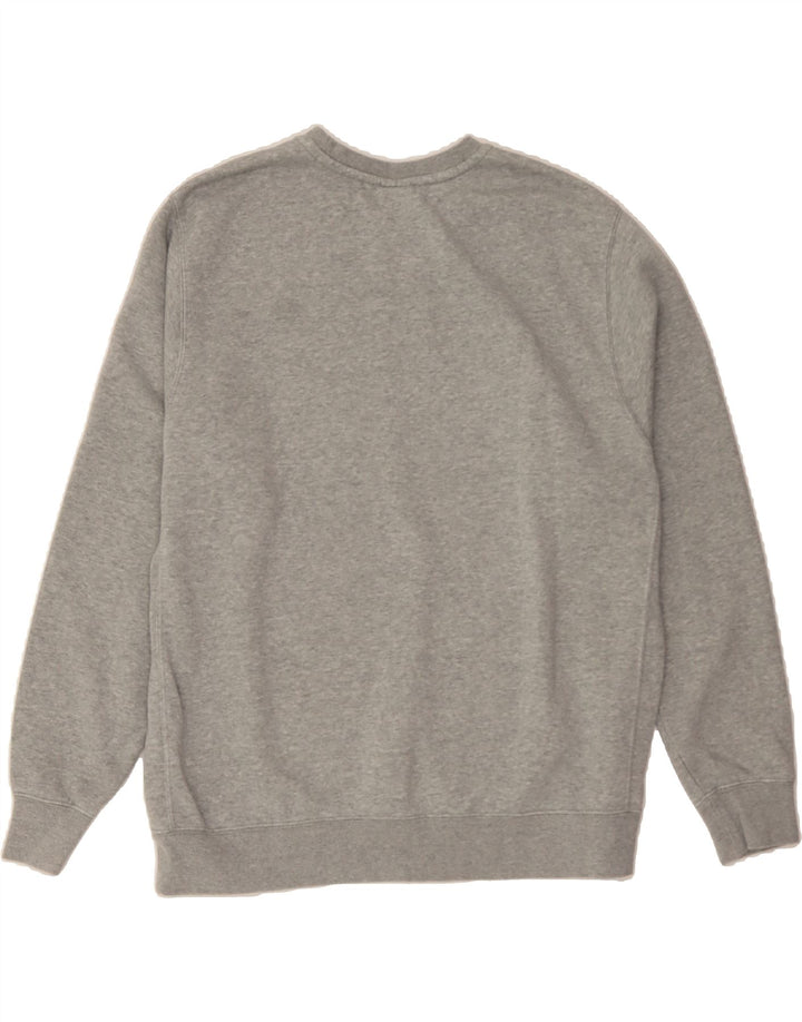 NIKE Felpa da uomo Maglione grande in cotone grigio