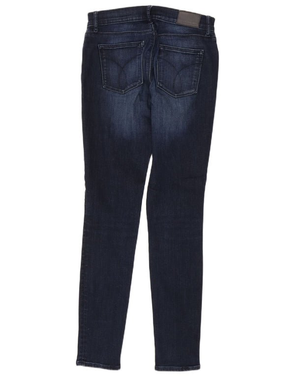 Calvin Klein Womens Skinny Jeans W28 L32 Navy Blue