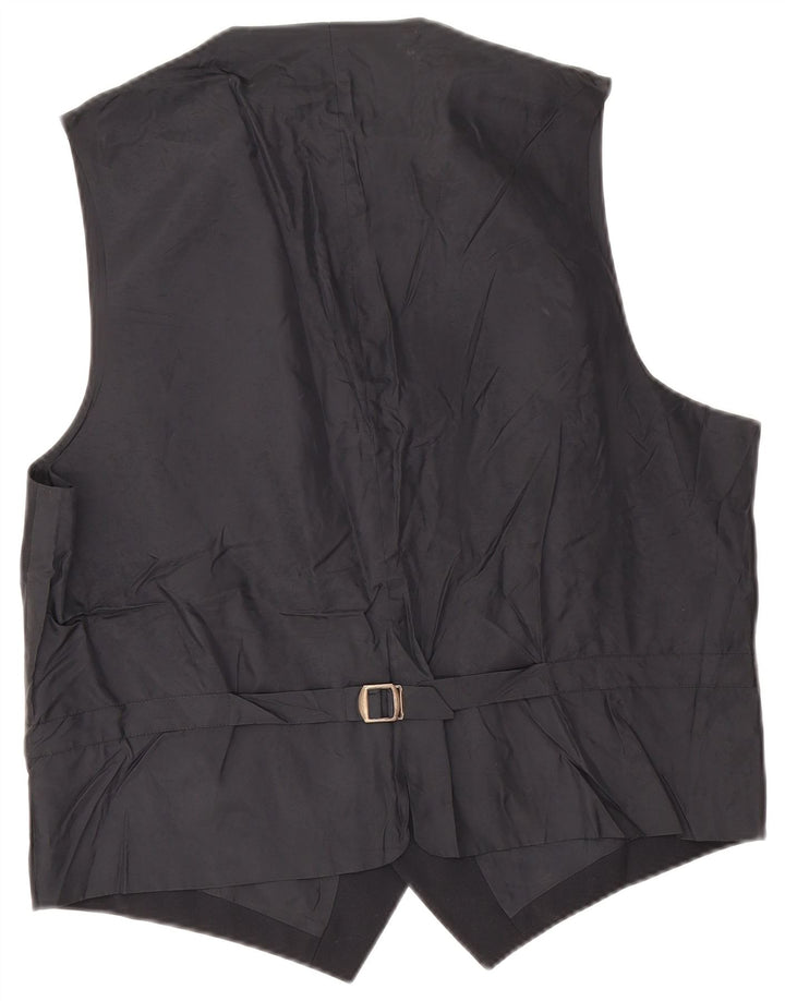 Gilet Uomo Angelico IT 54 2XL Nero Lana Vergine