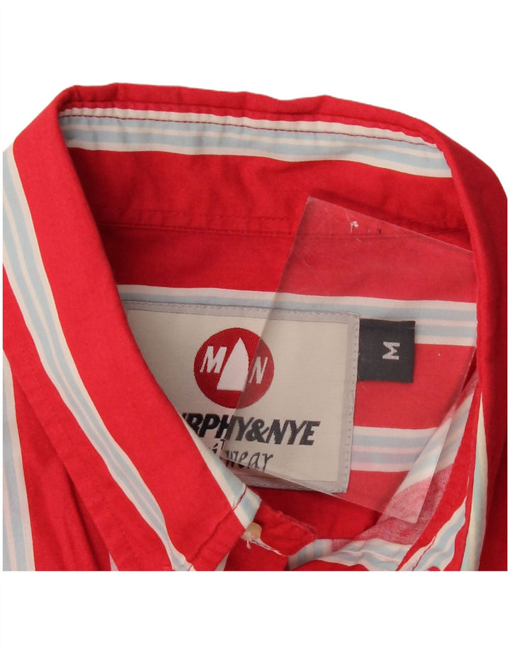Camicia a maniche corte da uomo MURPHY & NYE a righe rosse medie