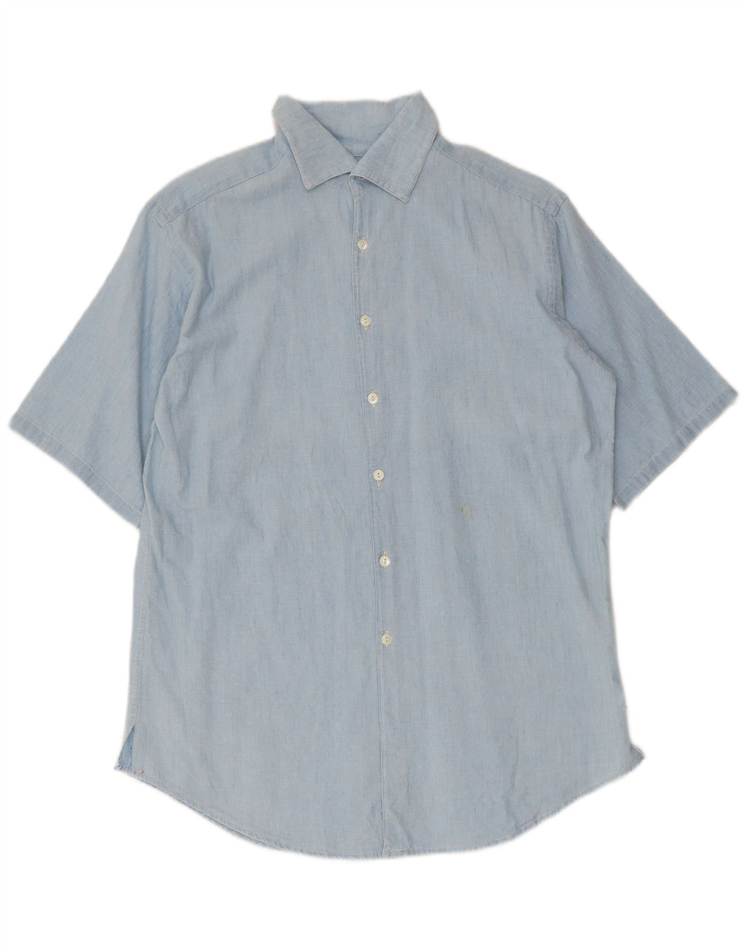 Camicia oversize a maniche corte da donna Ralph Lauren US 4 Small in cotone blu