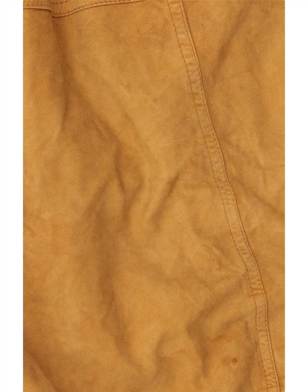 Giubbotto bomber vintage in pelle scamosciata da uomo IT 50 grande in pelle beige
