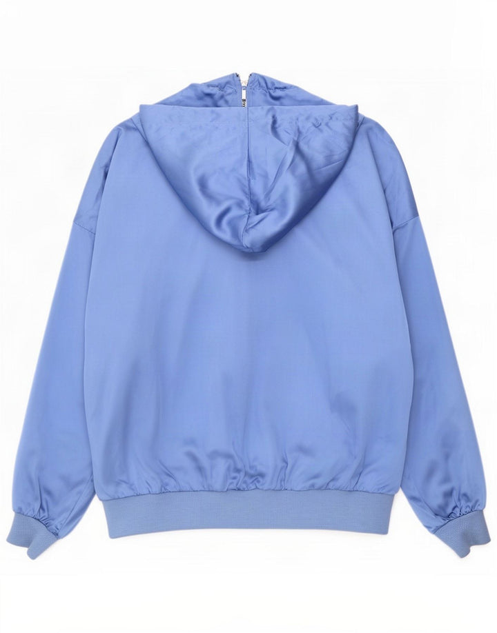 Giacca da ginnastica oversize da donna danza UK 14 Blu medio