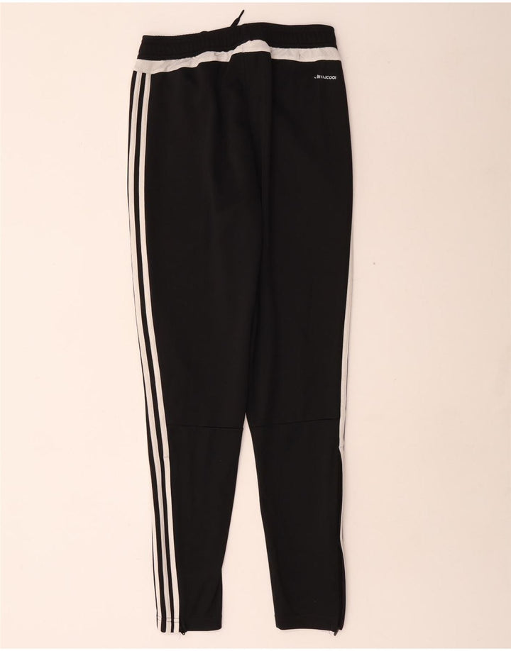 Pantaloni da tuta Adidas Climacool da uomo piccoli in poliestere color block nero