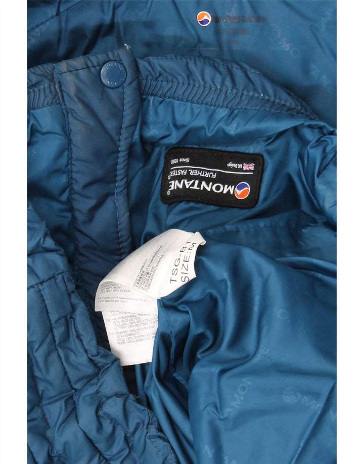 Giacca imbottita con cappuccio da uomo Montane UK 38 Poliestere blu medio