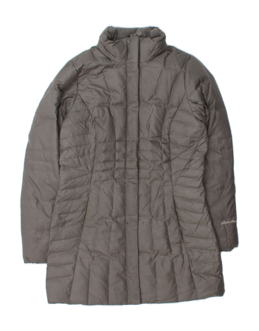 EDDIE BAUER Womens Padded Coat UK 10 Small Grey Polyester Vintage Eddie Bauer and Second-Hand Eddie Bauer from Messina Hembry 