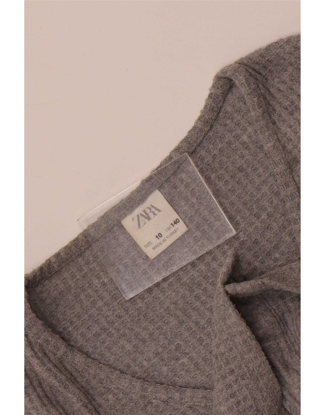 Top corto per bambina Zara 9-10 anni Grigio