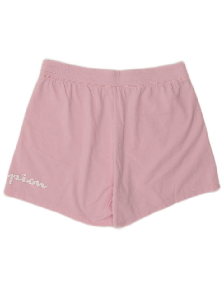 Pantaloncini sportivi grafici da donna Champion UK 12 rosa medio
