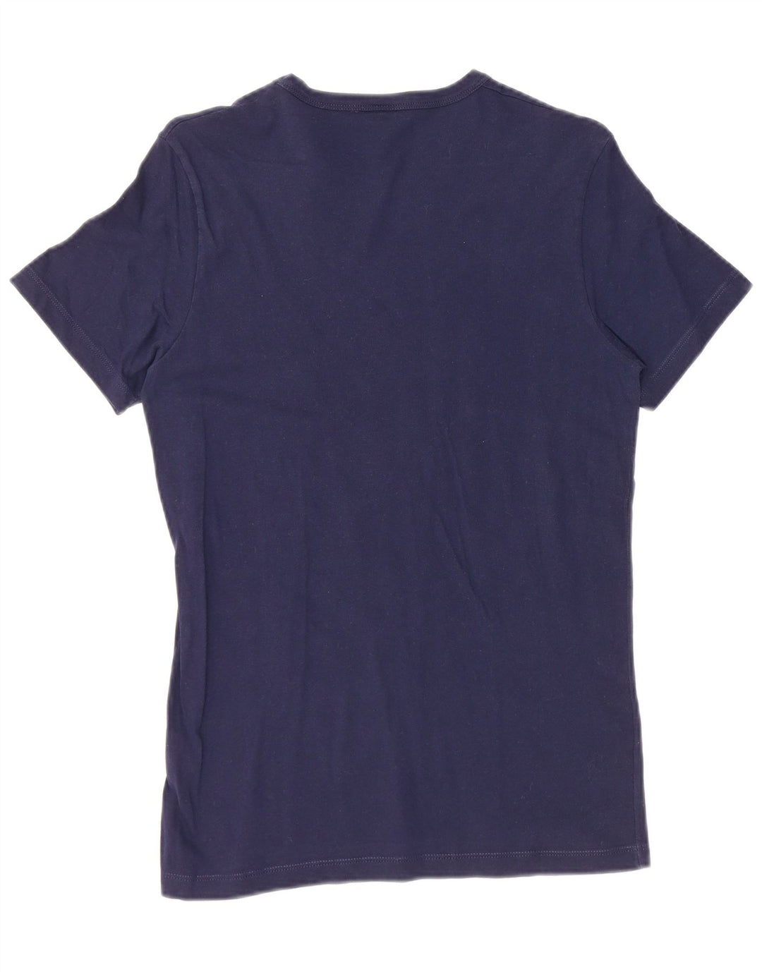 T-shirt grafica da donna BENETTON Peanuts UK 10 piccola in cotone blu navy