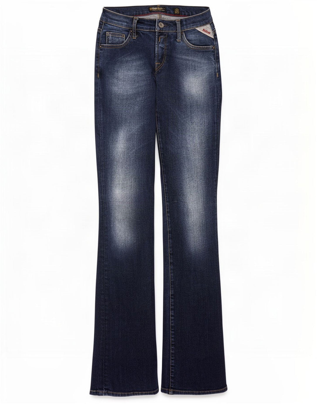 Jeans bootcut da donna Replay W27 L34 cotone blu