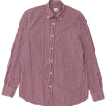 Camicia da uomo Aspesi taglia 41 16 grande cotone a quadretti rossi