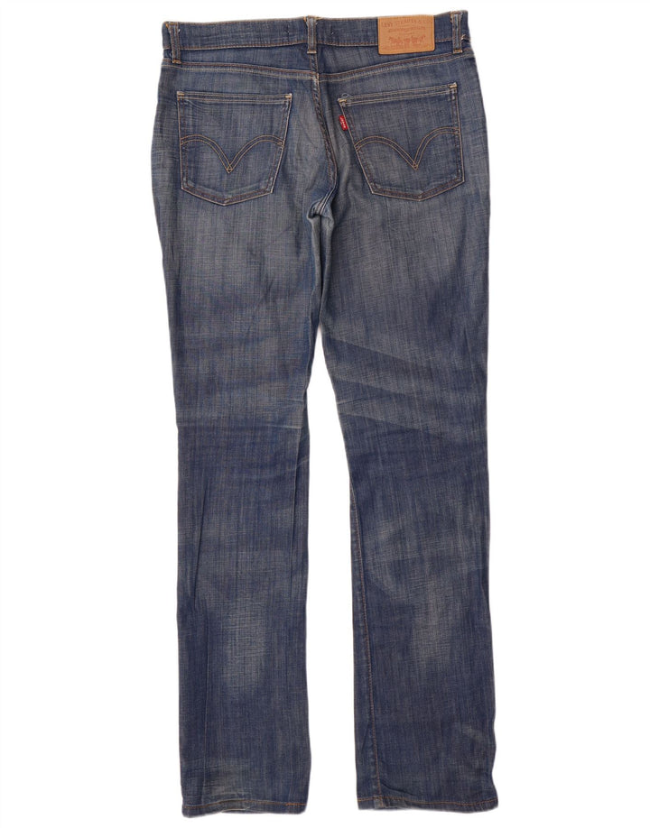Jeans dritti Levi's 528 da donna W32 L34 cotone blu
