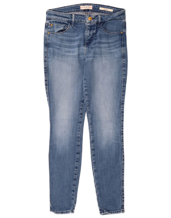 Jeans skinny curva sexy da donna Guess W28 L28 cotone blu