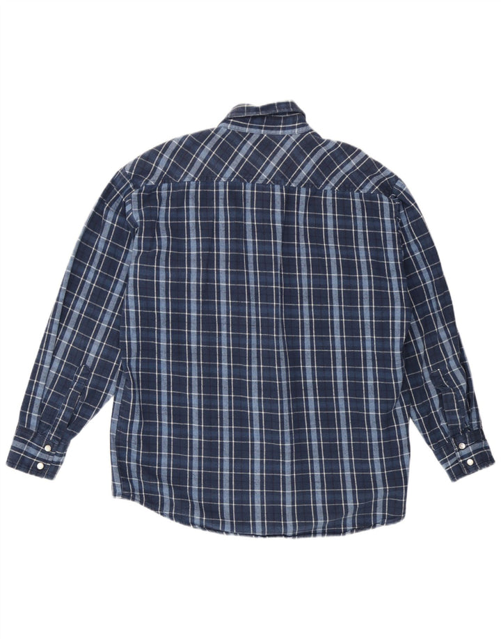 Dickies Camicia in flanella da uomo a quadri blu navy medio
