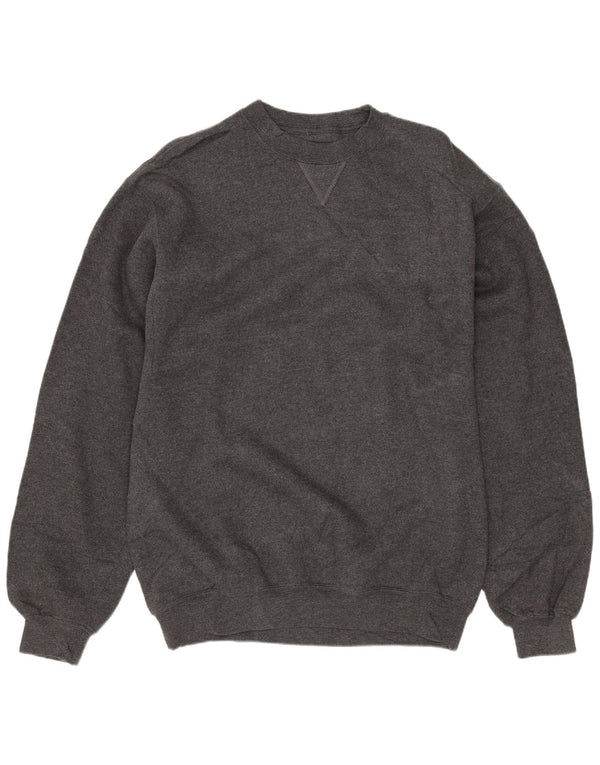 RUSSELL ATHLETIC Felpa da uomo Maglione grande in cotone grigio