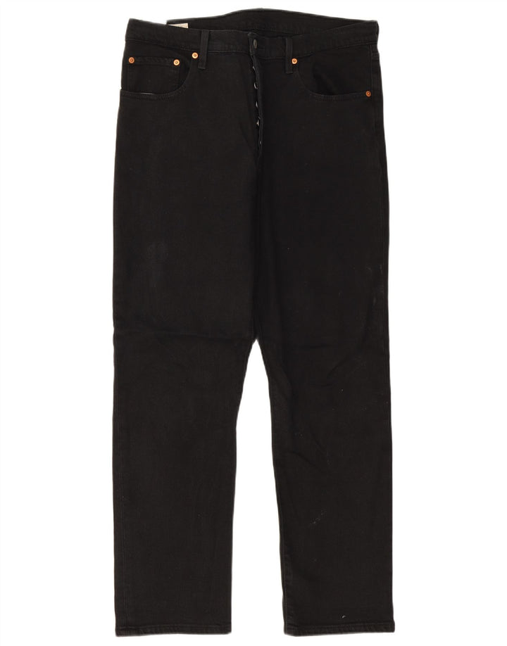 Jeans dritti da uomo Levi's 501 W32 L28 cotone nero