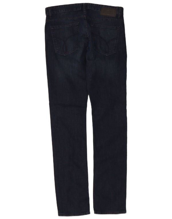 Jeans slim da donna Calvin Klein W32 L34 cotone blu navy