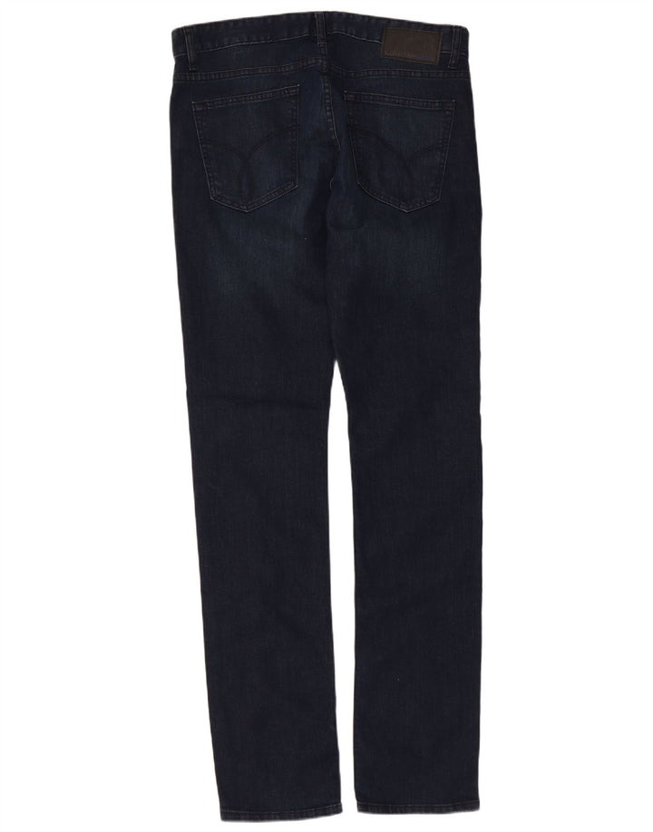 Jeans slim da donna Calvin Klein W32 L34 cotone blu navy