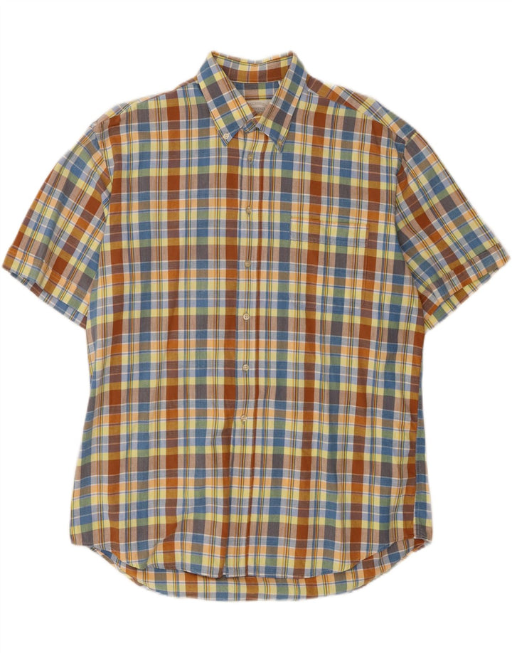 ANONIMA CAMICHE Mens Shirt Size 42/43 Large Multicoloured Check Vintage Anonima Camiche and Second-Hand Anonima Camiche from Messina Hembry 