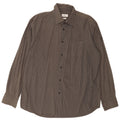 TOM TAILOR Camicia da uomo XL in cotone gessato grigio