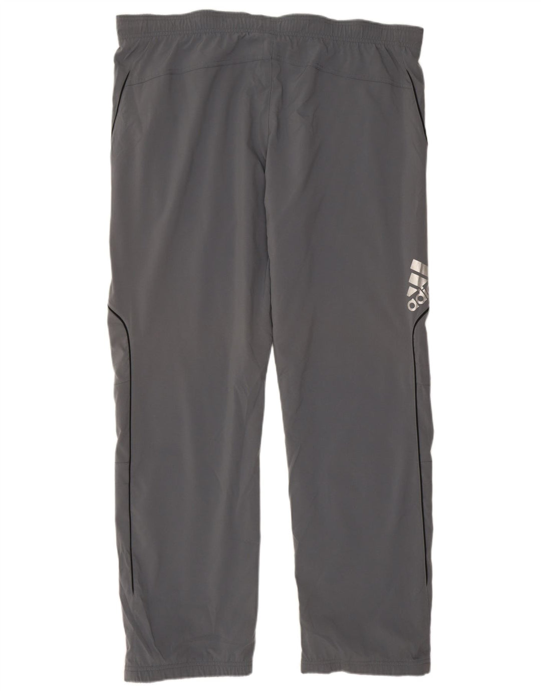 Pantaloni da tuta con grafica ADIDAS da uomo grandi in poliestere grigio