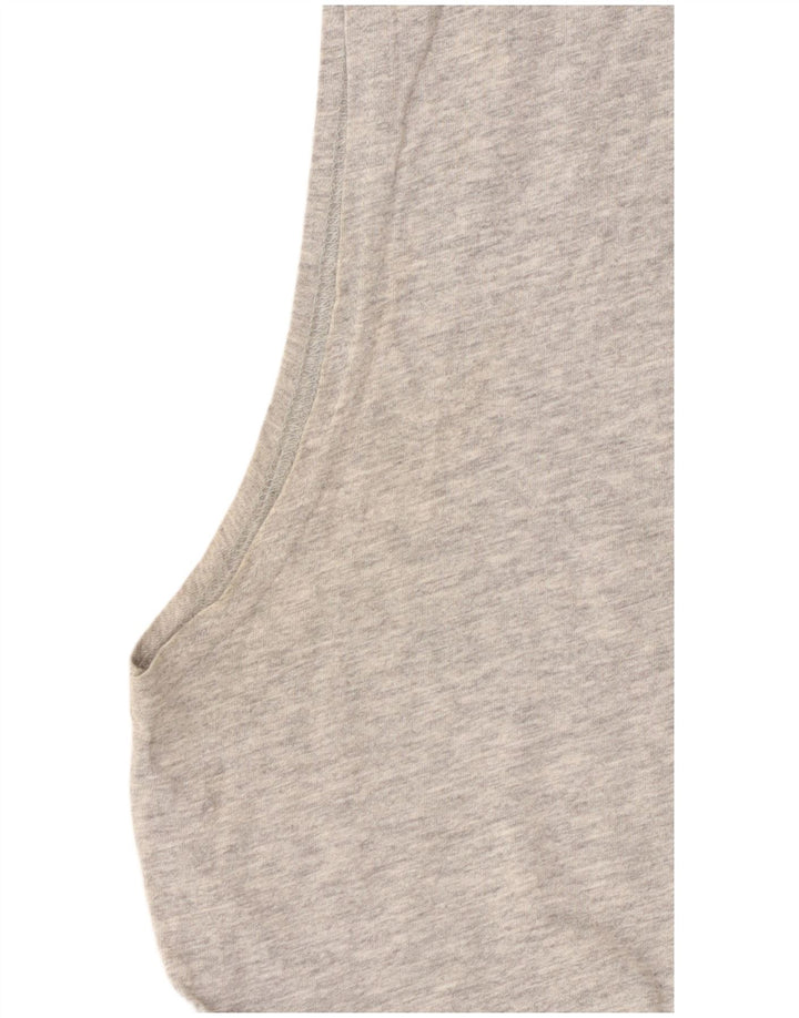 Canotta da uomo Converse grande in cotone grigio