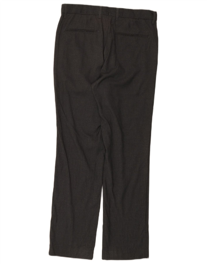 Pantaloni da abito slim fit da uomo MOSSIMO W30 L30 poliestere grigio