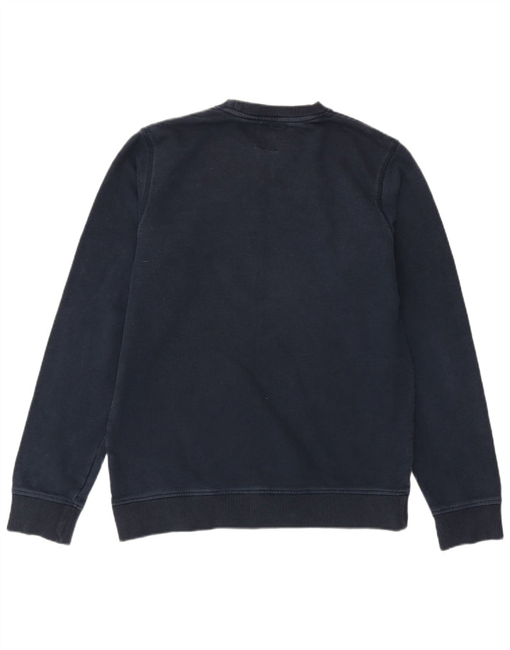 DICKIES Felpa con grafica da uomo Maglione medio in cotone blu navy