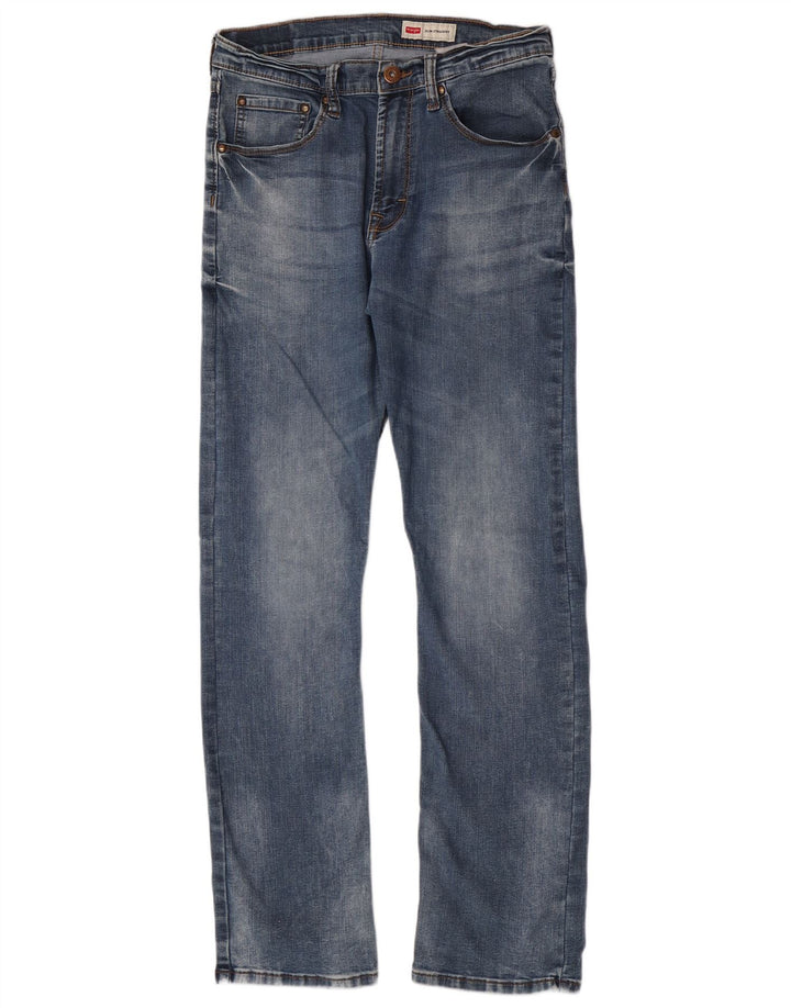 Jeans dritti da uomo Wrangler W30 L32 cotone blu