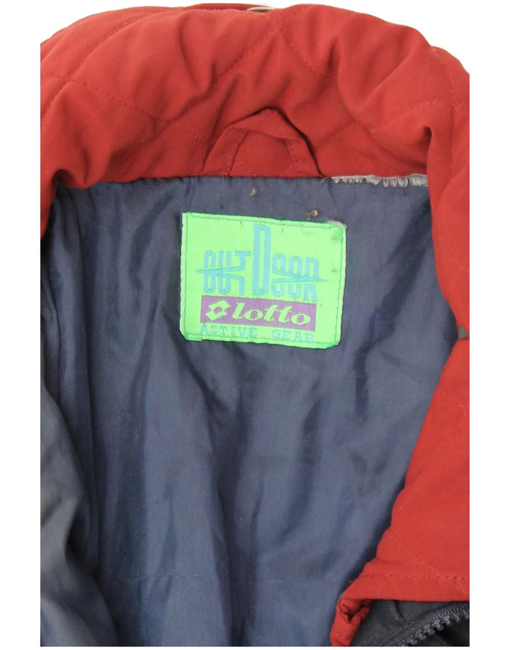 Giacca a vento da uomo Lotto UK 42 XL Blu Navy Poliammide