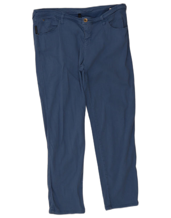Jeans cropped da donna Armani W31 L26 blu modal