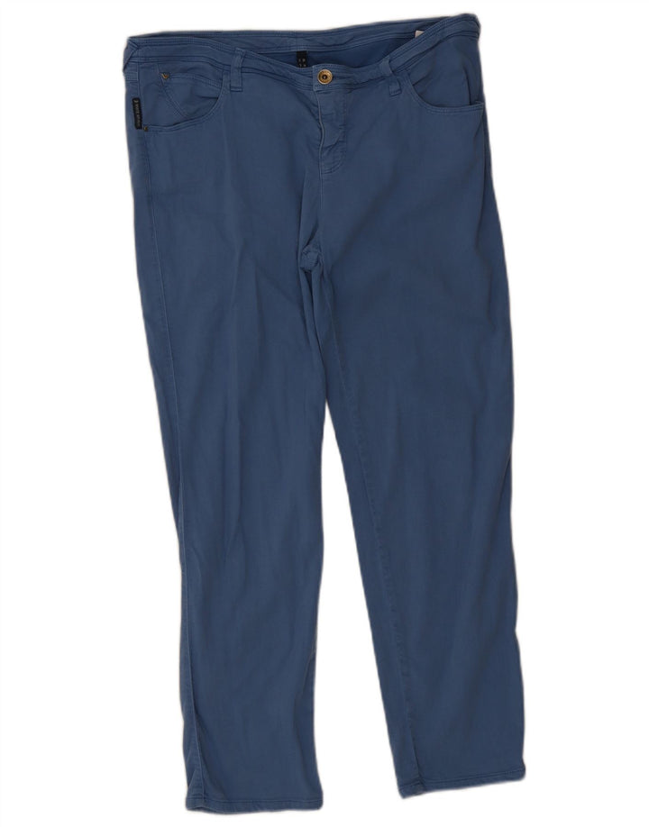 Jeans cropped da donna Armani W31 L26 blu modal