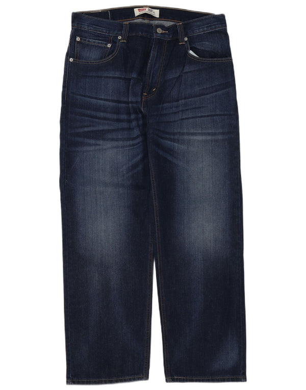 Levi's Uomo 559 Jeans dritti dalla vestibilità rilassata W34 L30 Cotone blu navy
