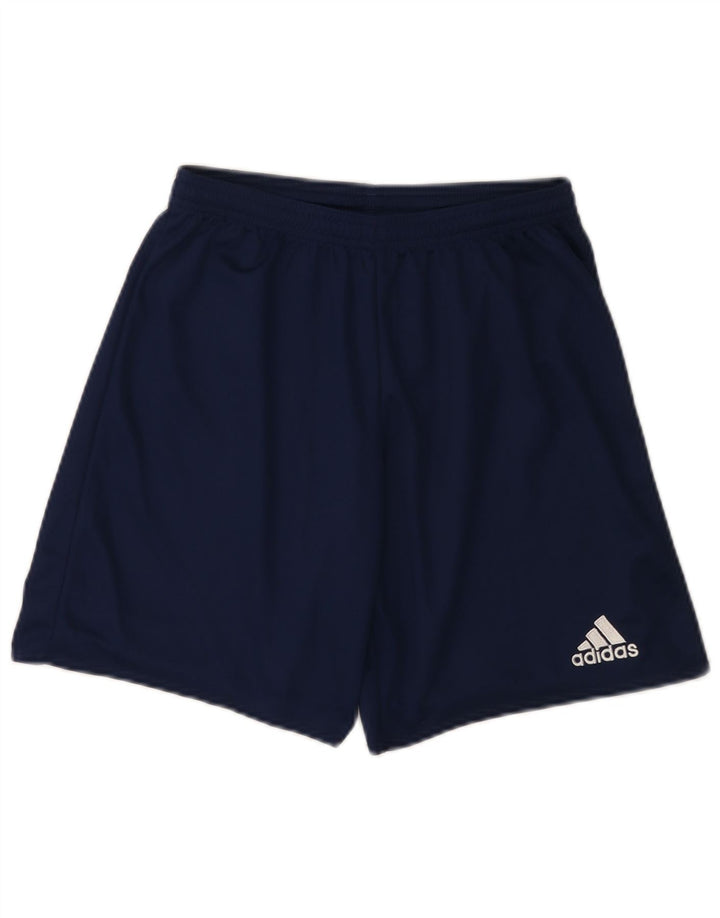 Pantaloncini sportivi Adidas Aeroready da uomo piccoli in poliestere blu navy