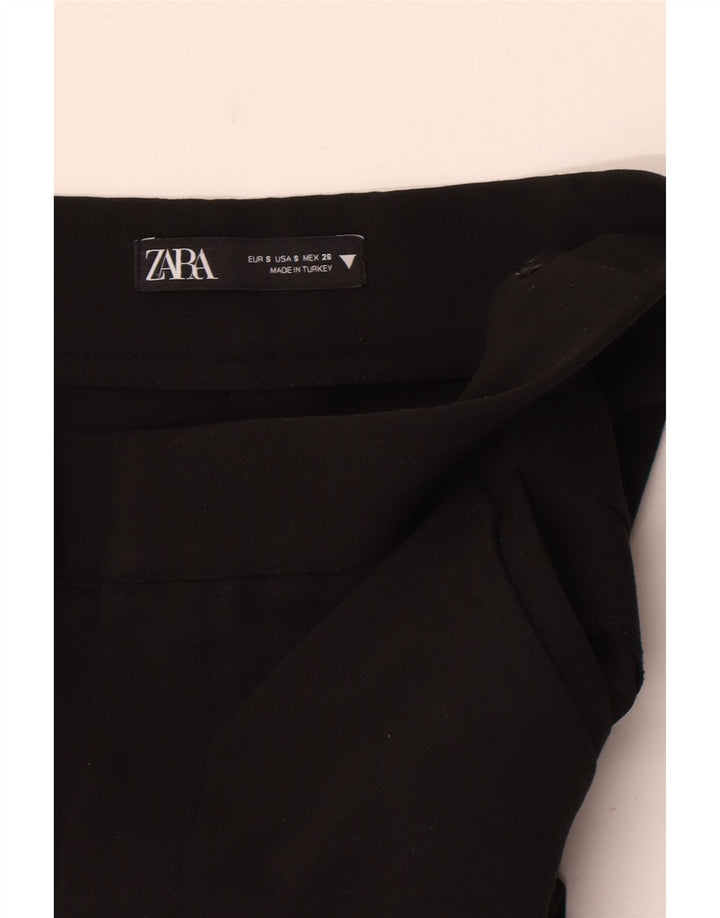 Pantaloncini chino a vita alta da donna Zara piccoli W26 neri
