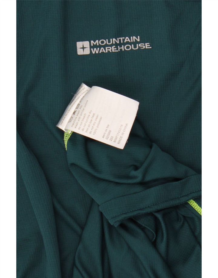 T-shirt da uomo Mountain Warehouse Top grande in poliestere verde