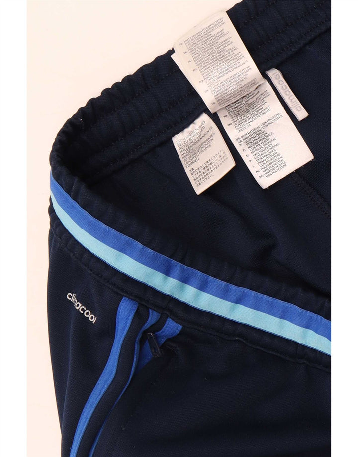 Pantaloni da tuta Adidas Climacool da uomo grandi in poliestere blu navy