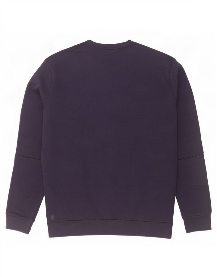 Felpa da uomo Adidas maglione medio blu navy poliestere